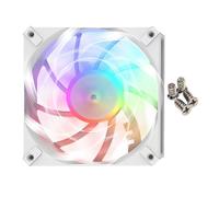 Ventilador de la computadora - Ventilador más | Radiador de radiador de CPU RGB con perfiles de perfil para la construcción de PC para trabajo y juego, herramienta de ventilación