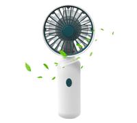 Ventilador de mano eléctrico, ventilador portátil recargable,Viento USB de 3 velocidades potente ventilador pequeño para viajar - Herramienta de enfriamiento de estudiantes potentes ventiladores de
