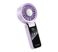 Ventilador de mano multifuncional de 100 velocidades, plegable, con textura, para viajes, oficina y uso al aire libre, pequeño ventilador portátil