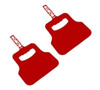 Ventilador de mano para barbacoa al aire libre, herramienta manual para mejorar el flujo de aire y mantener llamas constantes para asar iluminación de fuego y uso en incendios (rojo)