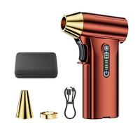 Ventilador de mano para exteriores, recargable, inalámbrico, potente 130000 rpm, ventilador limpiador para oficina al aire libre, soplador de refrigeración ajustable