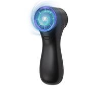 Ventilador de Mano Portátil - Aparato Recargable Silencioso Con Pantalla Digital | Ventilador de Mano Soplador de Aire,Para Picnic Playa Desplazamientos Escuela Residencia Estudiantes Adultos