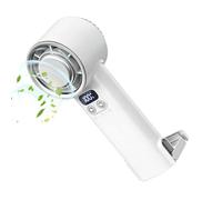 Ventilador de mano portátil, dispositivo de flujo de aire personal de 100 velocidades con pantalla digital | Potente ventilador de mano de 4000 mAh | para senderismo, mochileros, camping, playa