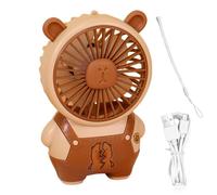 Ventilador De Mano Portátil: Dispositivo De Refrigeración Recargable Por USB, Compañero De Flujo De Aire Silencioso, Ventilador Eléctrico Compacto | Refrigerador Personal Con Temática De Capibara Para