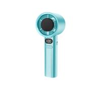 Ventilador de Mano Portátil Sin Aspas de 120 Velocidades, Ventiladores de Escritorio Recargables con Enfriamiento Instantáneo para Hombres y