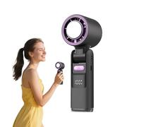 Ventilador de mano portátil | ventilador portátil de mano refrigerante - Ventilador LED plegable recargable para camping, vacaciones, accesorios familiares
