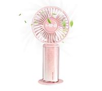 Ventilador de Mano Recargable | 3 Velocidades Ajustables Recargable por USB Silencioso | Ventilador Personal de Viaje - para Interiores Exteriores Hogar Oficina Escuela Viajes Transporte Caminatas Exc