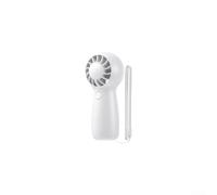 Ventilador de mano recargable con placa de refrigeración semiconductora, ventilador de bolsillo de 20000 rpm, ventilador portátil USB silencioso de 4 velocidades para senderismo, viajes, estudio