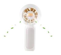 Ventilador de mano recargable, ventilador de bolsillo pequeño - Escritorio de ventilador portátil personal - Gadgets recargables USB, refrigeración de los poderosos accesorios de viaje para el hogar