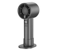 Ventilador de mano recargable, ventilador de viaje personal multifuncional - Mango antideslizante cargado por USB para acampar al aire vacaciones viaje