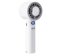 Ventilador de mano recargable | Ventilador portátil de refrigeración - Cool Gadgets ajustable de alta velocidad, enfriador de aire con pantalla LED para accesorios de viaje al aire libre en la
