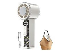 Ventilador de mano refrigerante | 5000mAh Recargable por USB con Cordón 100 Velocidades | Ventilador Mini Portátil | Para Hogar Viajes Residencia Universitaria Picnic Camping Oficina Actividades al