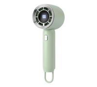 Ventilador de mano refrigerante Pantalla digital recargable por USB con 100