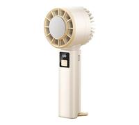 Ventilador de mano, ventilador portátil Turbo ajustable en velocidad de 1 a 100, modo refrigerante, ventiladores pequeños, plegable, pantalla digital para exteriores, viajes
