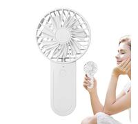 Ventilador de mano | Ventilador USB de 3 velocidades, refrigerante, con gancho, batería de 1200 mAh, portátil recargable silencioso, 3500 - 6500 rpm, para adultos estudiantes de verano viaje