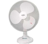 Ventilador de Mesa 45W 3 Cuchillas Diámetro 30cm Oscilante 3 Velocidad