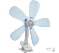 Ventilador De Mesa Con Clip Plumbago 5 Aspas Cm 43