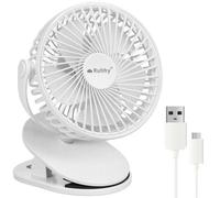 Ventilador De Mesa Con Clip Sin Cable Inalámbrico Portátil Recargable USB Pc
