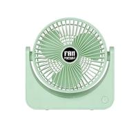 Ventilador de mesa, de alto rendimiento, 3 velocidades, recargable, refrigeración, potente, pequeño dormitorio, sala de estar, oficina, escuela, viajes, multiusos, para interiores y exteriores, ligero