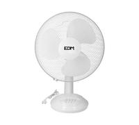 Ventilador de Mesa EDM - 35w Ø 30 Cm - Blanca
