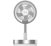 Cecotec Ventilador Portátil Plegable con Mando a Distancia EnergySilence 800 FoldAir Portable Control. Batería 7200mAh, Extensible, Oscilación Automática, 8 Pulgadas, 4 Velocidades