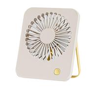 Ventilador de mesa - Enfriador de aire personal giratorio 180°, ventilador de mesa portátil y silencioso USB para gimnasio, camping, viajes, jardín y exterior
