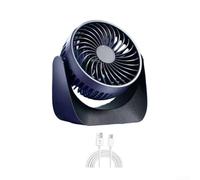 Ventilador de mesa portátil con ángulo ajustable para un flujo de aire óptimo, perfecto para espacios pequeños (morado)