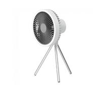 wonderlamp - Ventilador de mesa portátil con batería LED Sentry 5.5W Blanco ligero para hogares u oficinas