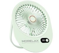 Ventilador de Mesa Portatil Recargable, Pequeño VerdPersonal con Viento Fuerte a Batería, Mini Ventilador USB de Mano Para Interiores, Exteriores y Oficinas (Verde)