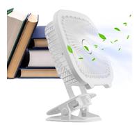 Ventilador de mesa silencioso multifuncional, mini ventilador de escritorio plegable con luz LED para exterior, cocina, dormitorio, cama de noche