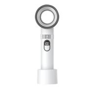 Ventilador De Mesa Sin Aspas - Ventilador Eléctrico Pequeño Portátil Sin Aspas | Circulador de con Panel Táctil y Pantalla Digital 5 Velocidades, Recargable Para Viajes