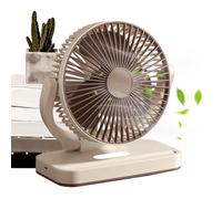 Ventilador De Mesa USB: Ventilador De Escritorio Ajustable De 3 Modos, Alto Flujo De Aire Silencioso, Inclinación Plegable De 220 Grados | El Mini Dispositivo De Enfriamiento Personal Ató El Poder USB