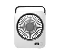 Ventilador de mesa, ventilador de mesa personal, 5 niveles de velocidad, ventilador portátil con batería de 1200 mAh, para interiores, exteriores, viajes, camping, dormitorio, hombres y mujeres