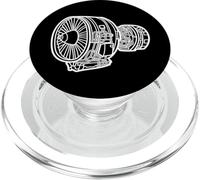 Ventilador de Motor a reacción de avión PopSockets PopGrip para MagSafe