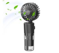 Ventilador de nebulización de mano,Ventilador de pulverización de mano - Ventilador pulverizador recargable de mano con nebulización de agua - Ventilador de refrigeración portátil plegable para sumini