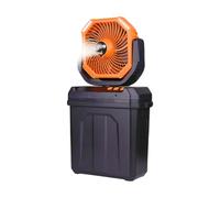 Ventilador de nebulización multifuncional de 30.000 mAh, ventilador de refrigeración recargable para exteriores con luz LED y cubo de 6 L para escritorio de camping, nebulización portátil
