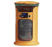 Ventilador de nebulización portátil de 880 ml, tanque grande de 3 engranajes, carga USB-C silenciosa para playa (amarillo)