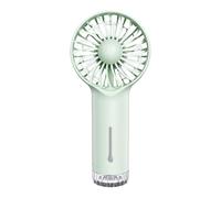 Ventilador de nebulización - Ventilador personal de mano | 3 velocidades de pulverización de agua | Niebla | Pulverizador de agua | Dispositivo de refrigeración eléctrico | Enfriador personal para