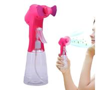 Ventilador de nebulización | Ventilador pulverizador portátil accionado por mano | Equipo de refrigeración práctico para mesa estudiantes, jóvenes y adultos al aire libre