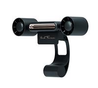 Ventilador de pantalla colgante para monitor de computadora, enfriador de aire ajustable con lámpara LED, mesa silenciosa, acondicionador portátil fresco con función de iluminación, motor doble sin