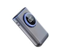 Ventilador de pantalla digital con clip para cinturón, portátil, portátil, para colgar en la cintura, para trabajar al aire libre, senderismo, camping, pesca, ventilador ligero de escritorio de
