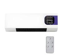 Ventilador De Pared Con Control Remoto,Portátil Climafy con Control Remoto,Aire Acondicionado De Pared Reversible Split,Sin Unidad Exterior,Temperatura Constante Inteligente, Para Hogar O Oficina (D)