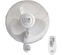 Ventilador de pared de 3 velocidades y 45W con mando a distancia (Ø40cm) - MUVIP