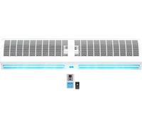 Ventilador de pared de 61 cm con control remoto, alto flujo de aire y silencioso para uso doméstico y comercial, ventilador de bajo consumo A-60 cm para una refrigeración óptima