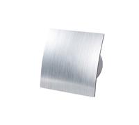 Ventilador De Pared Dispositivo De Extracción 100 Mm Silencioso Escudo Plata