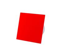 Ventilador de Pared Escape Timer 100 MM Aspiración Sistema Silent Trax Rojo Alto