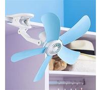 Ventilador de pared montado en la pared Ventilador silencioso 5 Clip hojas del ventilador eléctrico Breezer enfriador Cochecito aficionados del ventilador eléctrico multifunción pared cuelgan tabla de