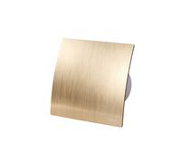 Ventilador De Pared Sistema De Absorción 100 Mm Silencioso Escudo Oro