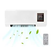 Ventilador De Pared - Ventilador De Aire Acondicionado Para Habitación Con Montaje En Pared | Aparato Doméstico Sin Conductos Con Mando A Distancia Y Natural Para