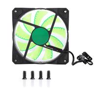 Ventilador de PC colorido con LED de alto brillo, optimizado para un rendimiento ultra silencioso y una durabilidad prolongada, perfecto para mejorar